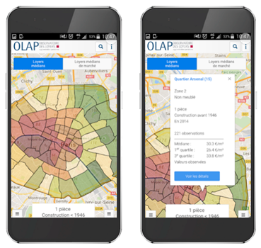 screenshot OLAP application